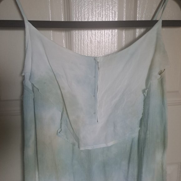 Blue, Yellow and Green Dress - Picture 3 of 3